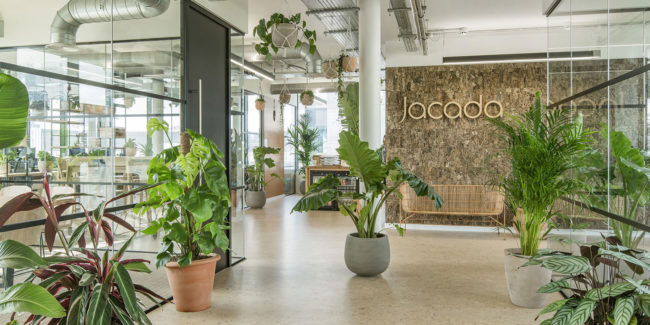 jacada travel bureaux végétalisés londres