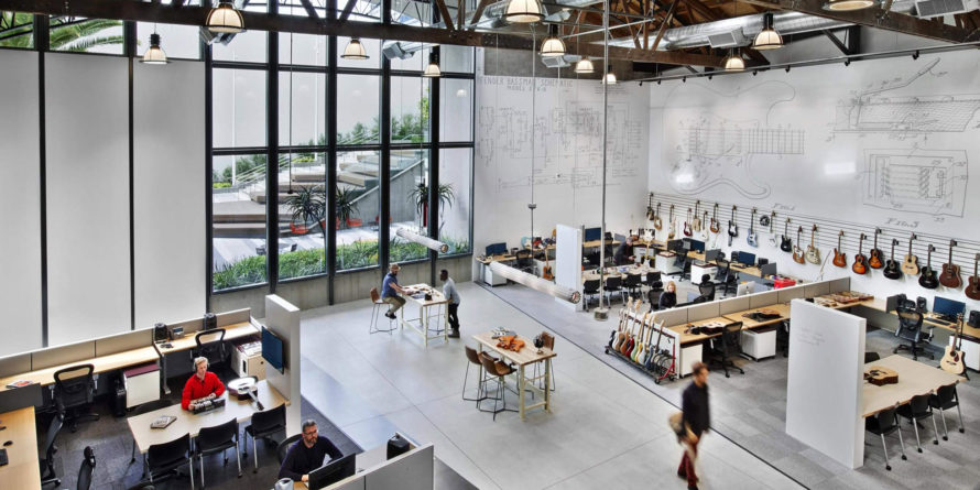 bureaux entreprise fender los angeles